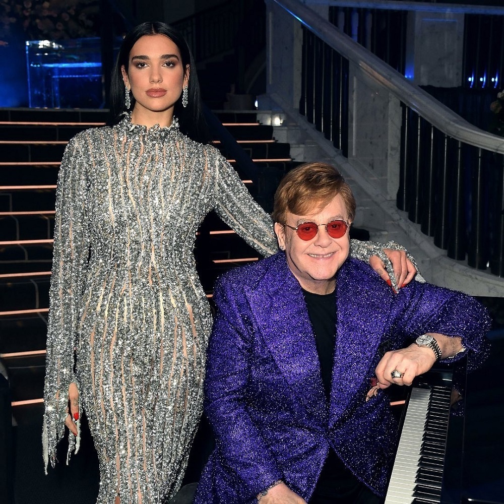 Elton John a Dua Lipa