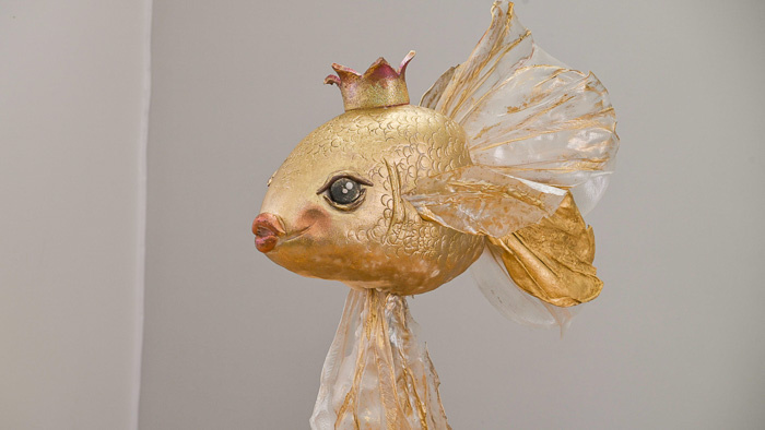 Zlatá rybka - Poťahované zvieratko od Lucky
