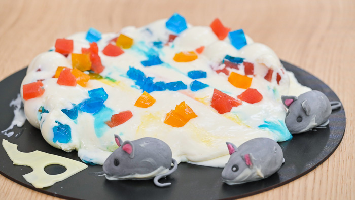 Nezbedné myšky - Broken glass cake od Mišky