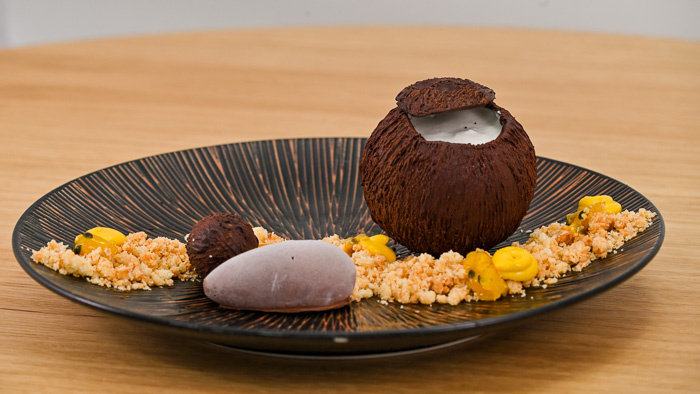 Kokosový orech - čokoládový dezert od Timi