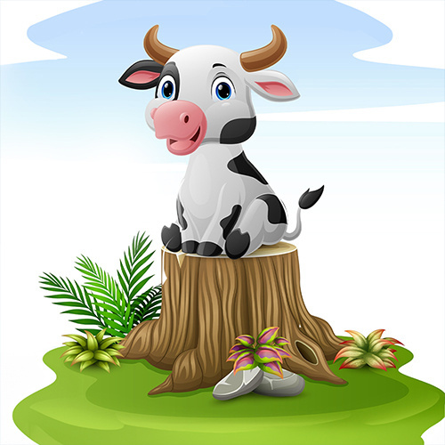 Drevená krava